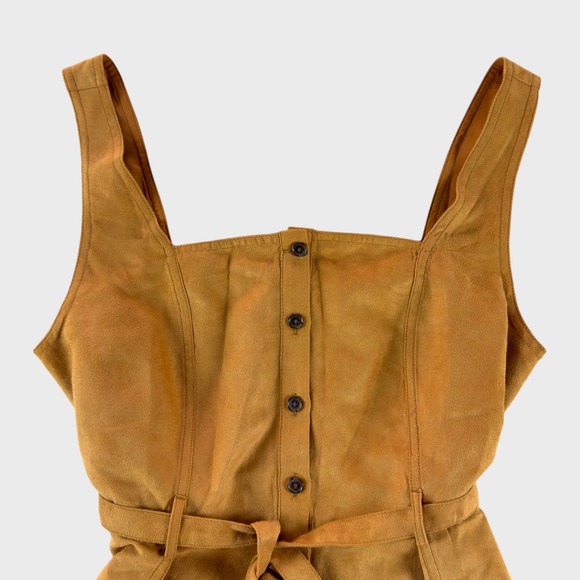 Banana Republic Brown Lucie Vegan Suede Vest - Picture 5 of 10